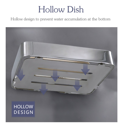 Soporte Para Jabonera De Acero Inoxidable Para Baño Y Cocina