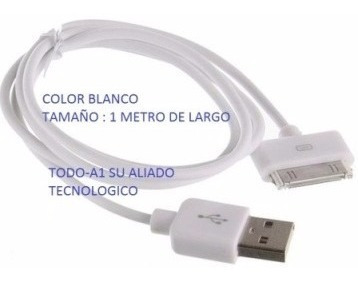 Cable Cargador Certificado Usb iPhone 4 4s iPad iPod