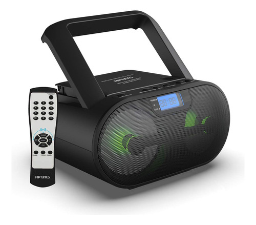 Reproductor De Audio Riptunes Cd, Bluetooth, Am/fm, Negro
