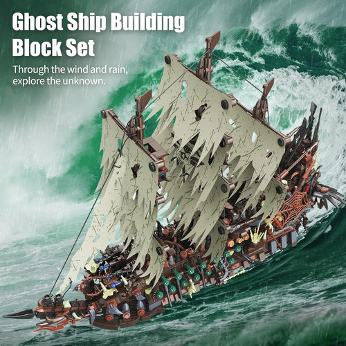 Conjunto De Construção Tgl Tycole Pirate Ship Flying Dutchma