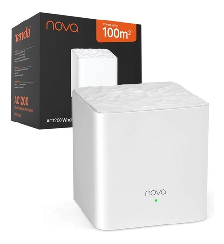 Imagen 5 de 6 de Sistema Wifi Mesh Tenda Nova Mw3 Dual Band Ac1200 Pack X3