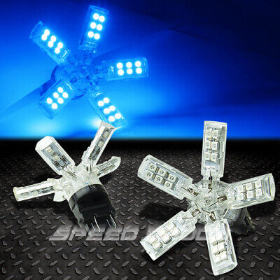 2 X 40 Smd 40smd 3157 3528 Blue Led Spider 5-arm Turn/ta Oad