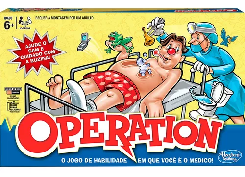 Jogo Doctor Brinq Brinquedo Operação Cirurgia Polibrinq