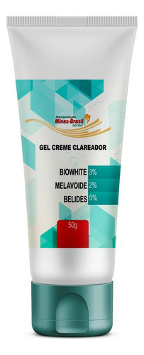 Crema en gel blanqueadora Biowhite 3% Melavoid 2% Belides 5% 50g