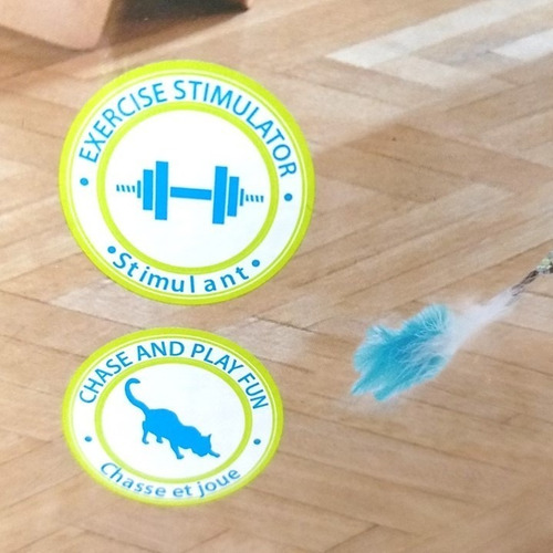 Imagem 6 de 10 de Brinquedo Interativo Para Gato C/ Movimento Jumping Wand Afp