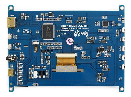 Pantalla Touch 7 In Lcd 1024x600 Tactil Raspberry Pi Hdmi