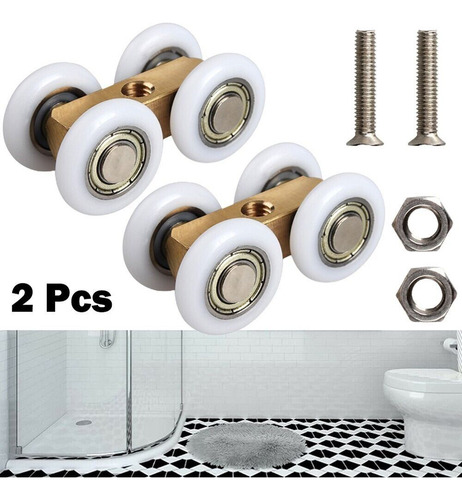 Para Rodillo De Puerta Corredera Ajustable De 2 Piezas
