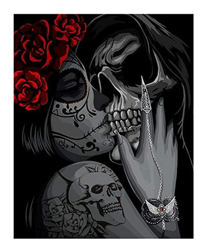 Imagen 1 de 7 de Kit De Pintura Al Óleo Para Halloween, 16x20in, Marca Pyle