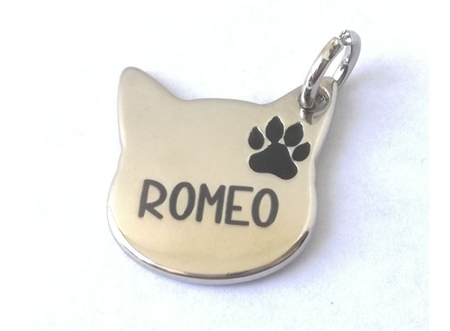 Placa Personalizada Identidad Gatos Y Perros Grabado Láser