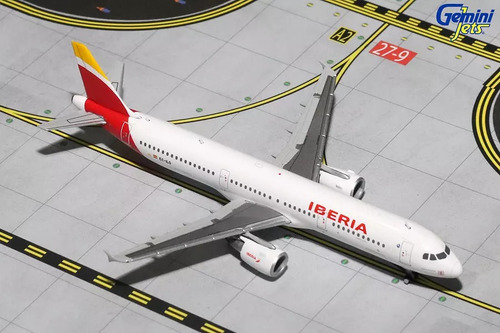 Avion Iberia Airbus A321 Ec-ilo 1:400 Gemini Jets Metal (Usado)