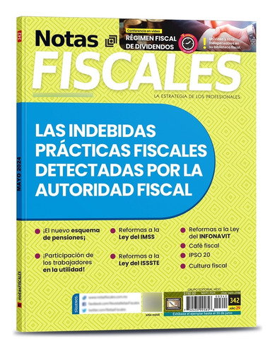 Revista Notas Fiscales 342 Mayo 2024 Formato Impreso