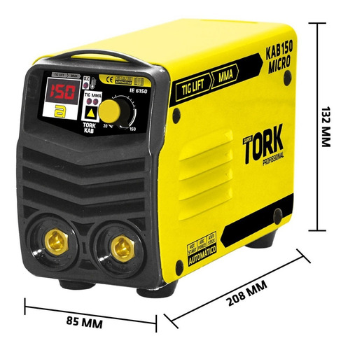 Imagem 5 de 6 de Máquina De Solda Inversora 150a - Kab 150 Micro Super Tork