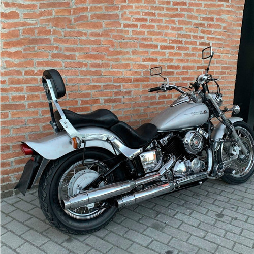 Alforge Bolsa Moto Custom 30l Cravo Com Suporte Dragstar 650