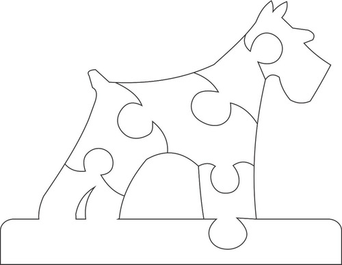 Vectores Corte Láser Router Cnc Rompe Cabezas