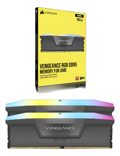 Memória Corsair Vengeance Rgb 32gb 2x16gb 6000mhz Ddr5 Expo