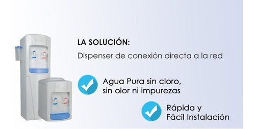 Imagen 2 de 5 de Alquiler Dispenser De Agua Frio Calor A La Red Con Filtros