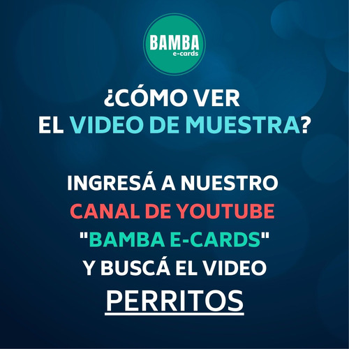 Video Invitación Animada - Cientos De Modelos - Perritos