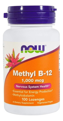 Methyl B 12 Metilcobalamina 1000mcg 100caps Now