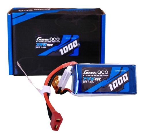 Bateria Lipo 1000mah 7.4v 2s 45c Tattu Tukiba