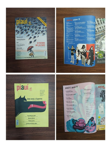 Revistas Piauí - Lote De 12 Unid. Veja Edições Na Descrição! (Usado)