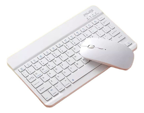 Teclado Y Mouse Inalambrico Bluetooth Recargable 