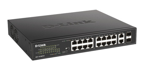 D-link Des-1018mpv2 - Switch Poe 16 Puertos 10/100 2g 2sfp