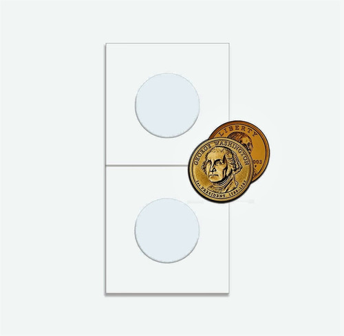 Cartón Para Monedas Bcw ( 26.5 Mm ) - Small Dollar X 10 Unid