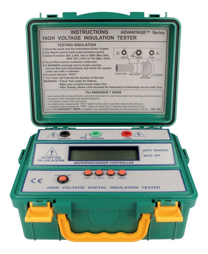 Medidor Digital De Aislamiento Eléctrico Tes4103