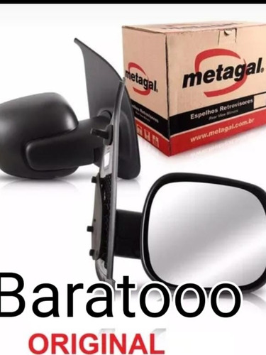 Imagem 1 de 3 de Retrovisor Fiorino 2014 A 2017 C/controle Original Esquerdo
