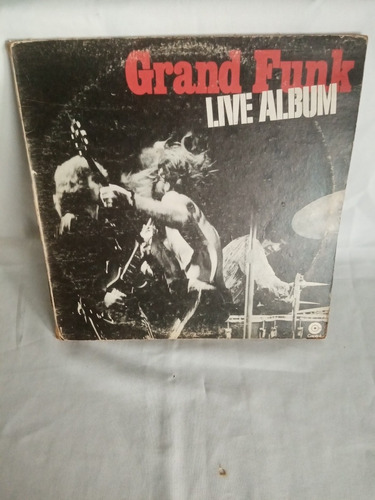 Lp Disco De Acetato Album Doble De Grand Funk Live Álbum. (Usado)