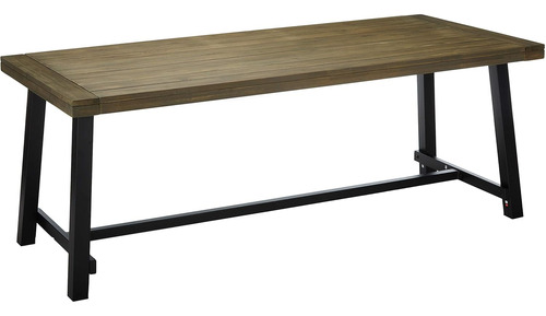 Beau Outdoor - Mesa De Comedor De Madera De Ocho Plazas, Aca