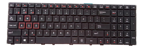 Teclado Para Computadora Portátil Diseño De Ee. Naranja