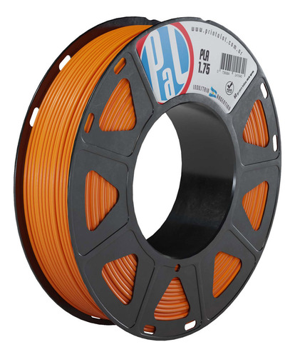 Filamento Impresoras 3d Pla 1.75mm X 250 Grs :: Printalot Color Naranja