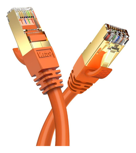 Cable Ethernet Cat8 Veetop De 20 Pies, 1 Paquete, 40 Gbps...