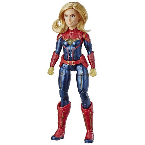 Nova Boneca Capita Marvel Com Sons E Luzes Hasbro E3610