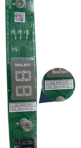 Placa Interface Electrolux Df47 Df49 Df50 64502351 Original
