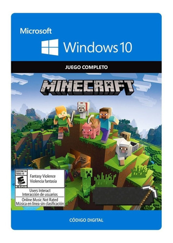 Imagen 1 de 7 de Minecraft Windows 10 Edition Key (código)