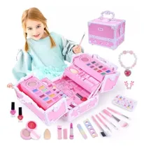 Comprar Kit De Maquillaje Seguro, No Tóxico Y Lavable Para Niñas
