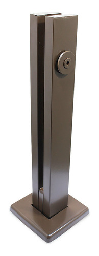 Coluna Torre Inox 30 Cm Bronze 1003 Guarda Corpo Com 1 Furo