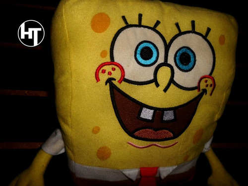 Imagen 3 de 10 de Bob Esponja, Peluche, Original Nanco, Nuevo, 15 Pulgadas