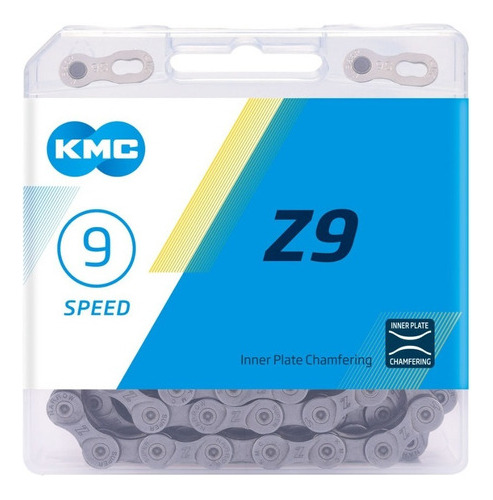 Cadena Bicicleta Kmc Z9 1/2 X11 / 128 9 Velocidades Tpuy