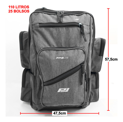 Mochila Grande Espaçosa Com Divisórias Para Viajar Surf Trip