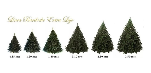 Árbol De Navidad Extra Lujo Bariloche P.m.1,80 Mts. - Sheshu