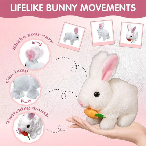 Tm Brinquedos De Pelúcia De Coelho Elétrico Serão Chamados