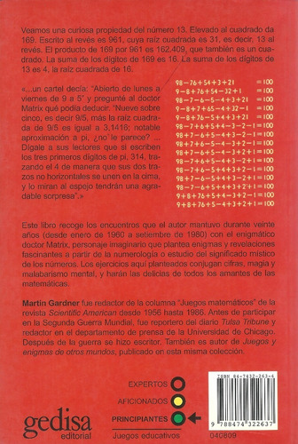 Los Mágicos Números Del Doctor Matrix