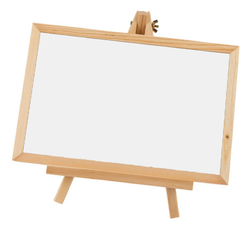 Placa De Quadro Negro De Madeira Com Cavalete, Branco