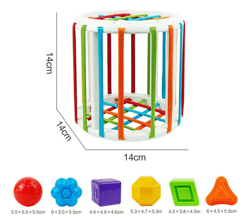 Contenedor Sensorial Juguetes Aprendizaje Temprano Para Niño