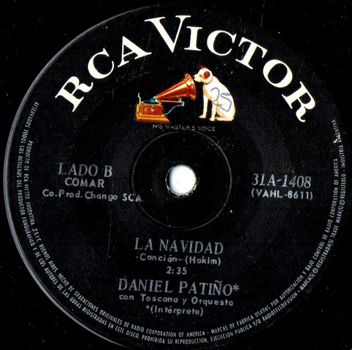 Daniel Patiño Faltan 5 Pa' Las 12 - La Navidad Simple 7'' (Usado)
