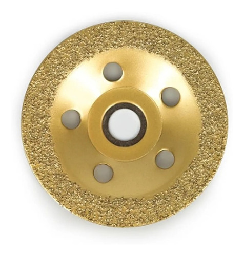 Disco Lijado Desbaste Tungsteno Amoladora 100mm Bremen 2893 Color Dorado