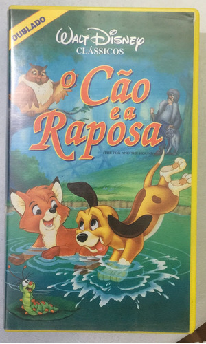 Fita Vhs O Cão E A Raposa-dublado Walt Disney-fita Verde